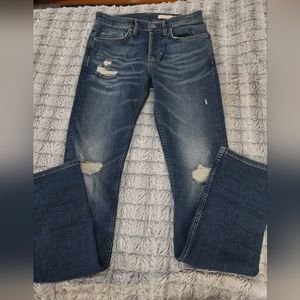 Never worn‎ All Saints cigarette jeans Size 28 waist distressed